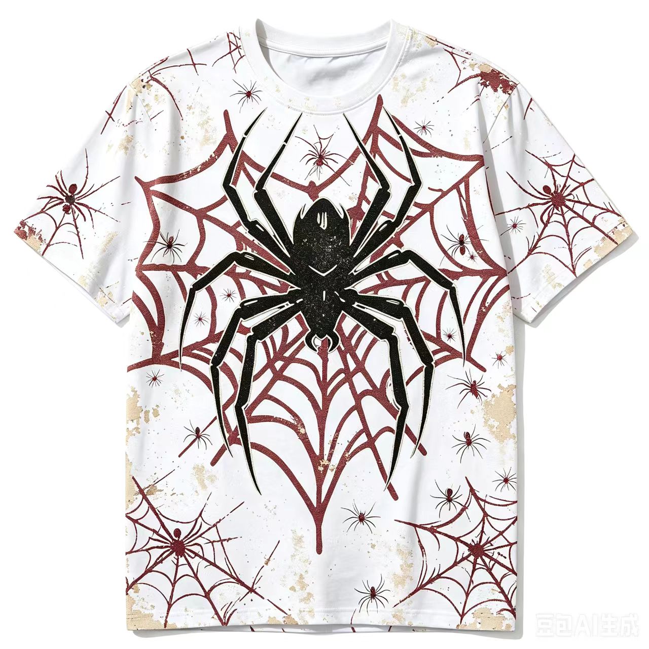 3D Printing Web - เสื้อยืดลายใยแมงมุมสุดสร้างสรรค์สำหรับผู้ชายและผู้หญิง เสื้อยืดพิมพ์ลายฤดูร้อน เสื้อยืดผู้ชายดีไซน์สร้างสรรค์ เสื้อผ้าสตรีทแวร์