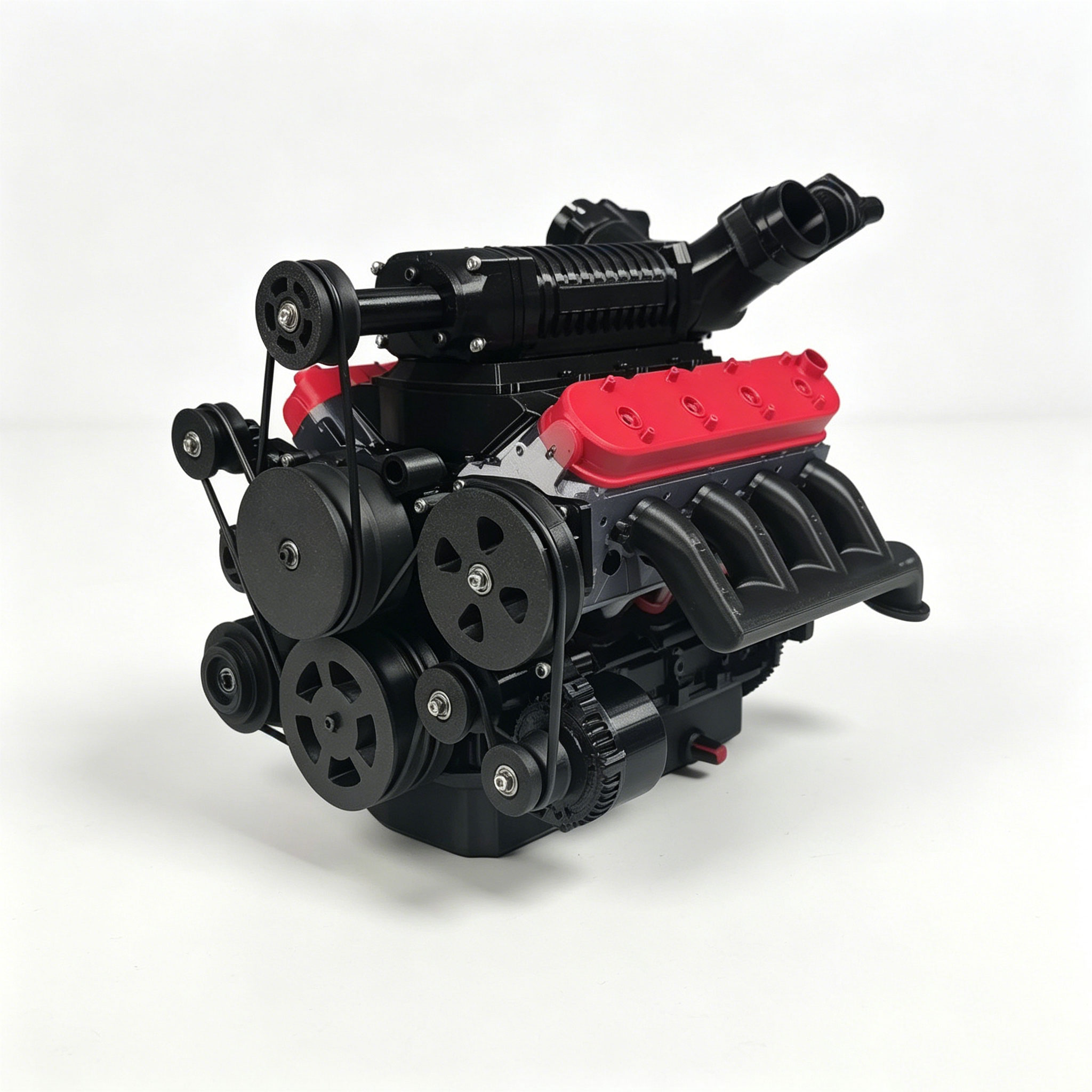 3D Printing Operator - ชุดประกอบแบบจำลองเครื่องยนต์ LS3 V8 พิมพ์ 3 มิติ