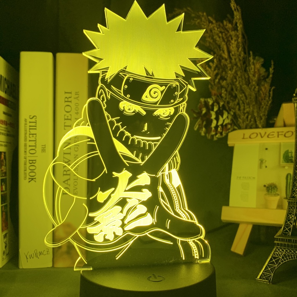 3D Printing Lamp - อะนิเมะนารูโตะ อุซึมากิ ไฟ LED กลางคืนของเล่นอาคาสึกิ คาคาชิ