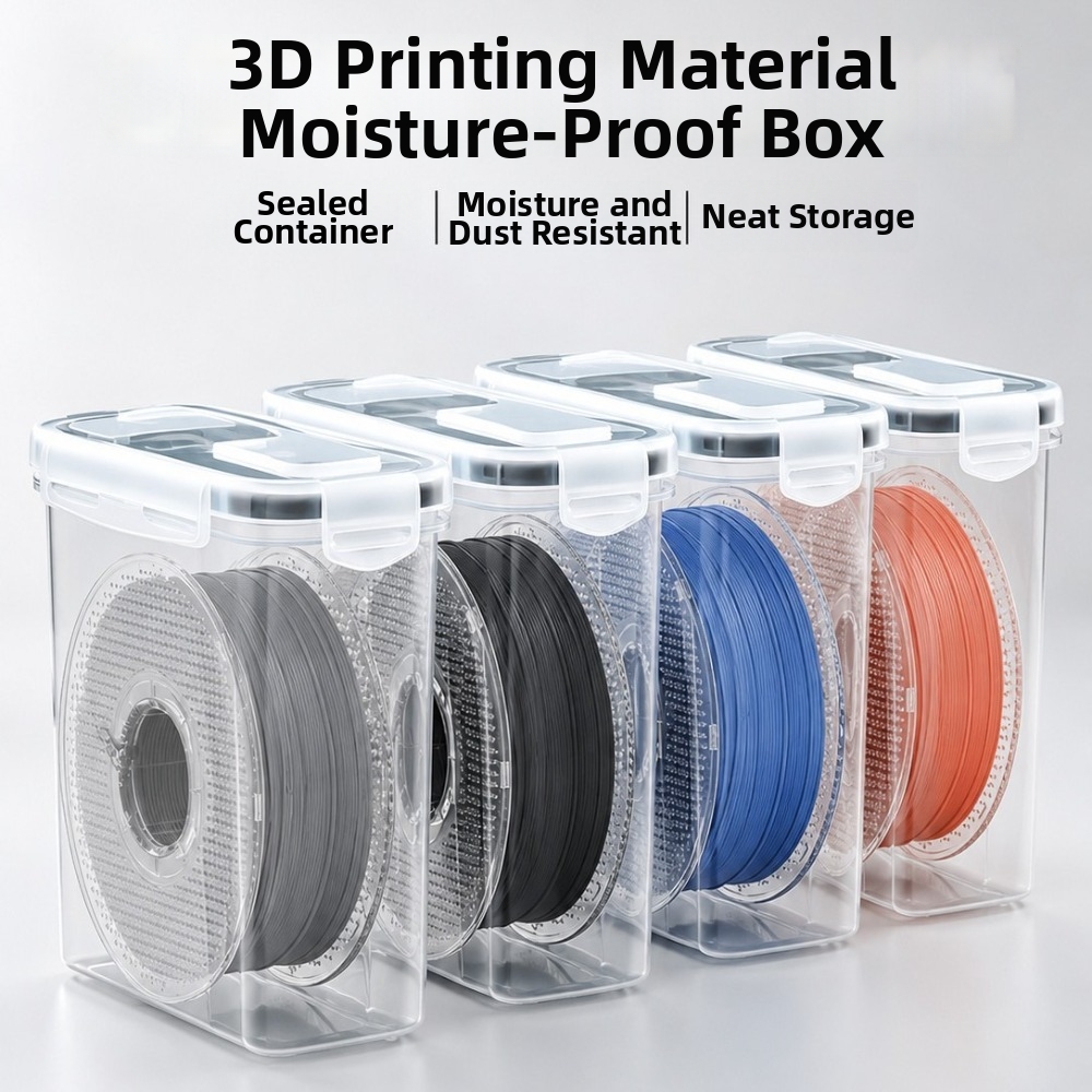 3D Printing With Pp - กล่องใส่ไส้พิมพ์ 3 มิติ โปร่งใส ปิดสนิท ป้องกันความชื้น