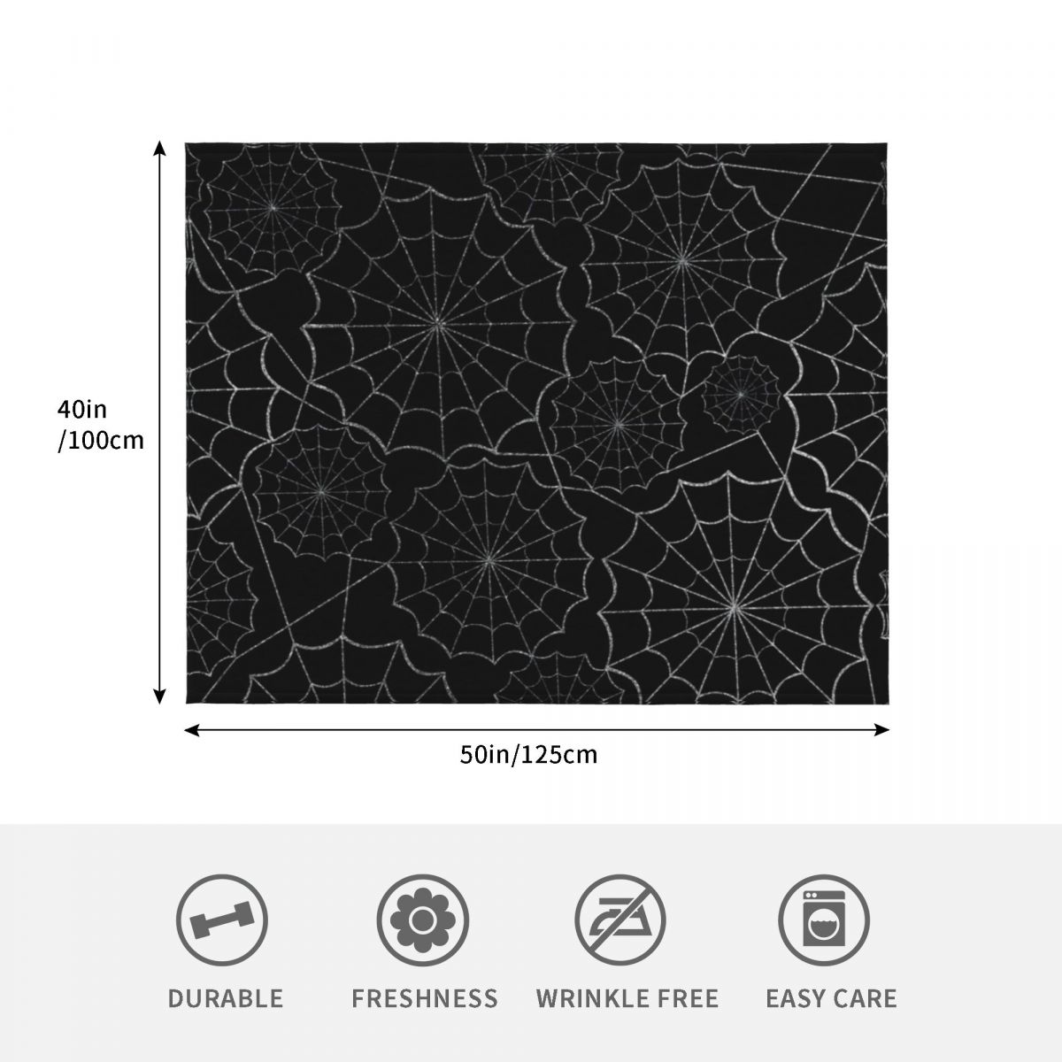 ผ้าห่มลายใยแมงมุม ผ้าห่มนุ่มสำ - 3D Printing Web บทวิจารณ์และราคา