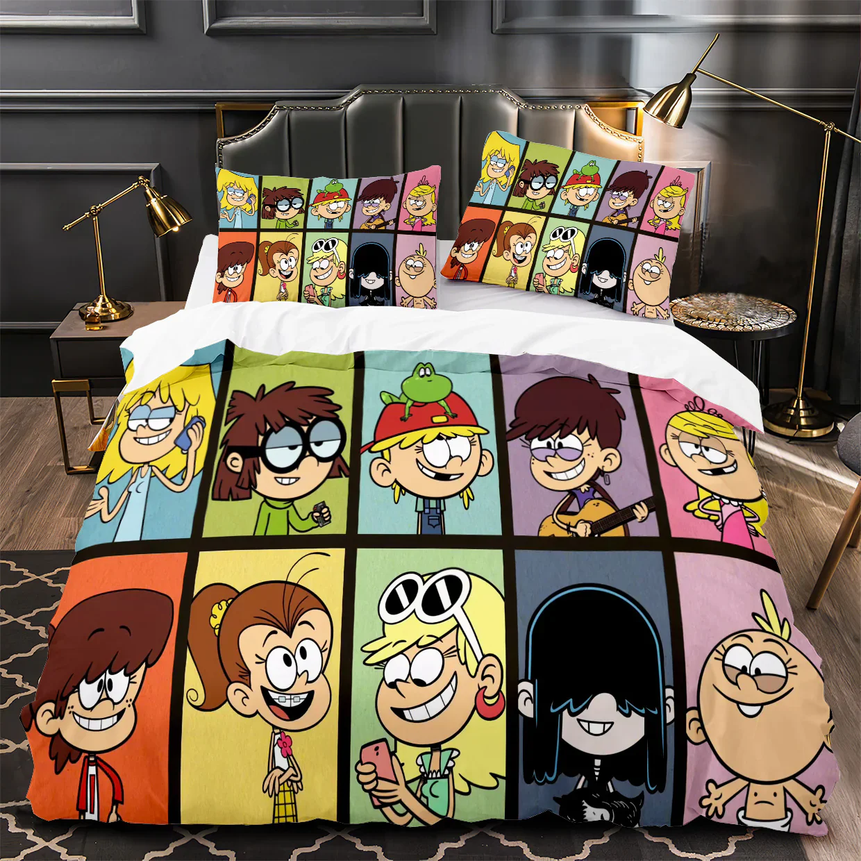 การ์ตูน Loud House 3D พิมพ์ผ้า - 3D Printing Examples บทวิจารณ์และราคา
