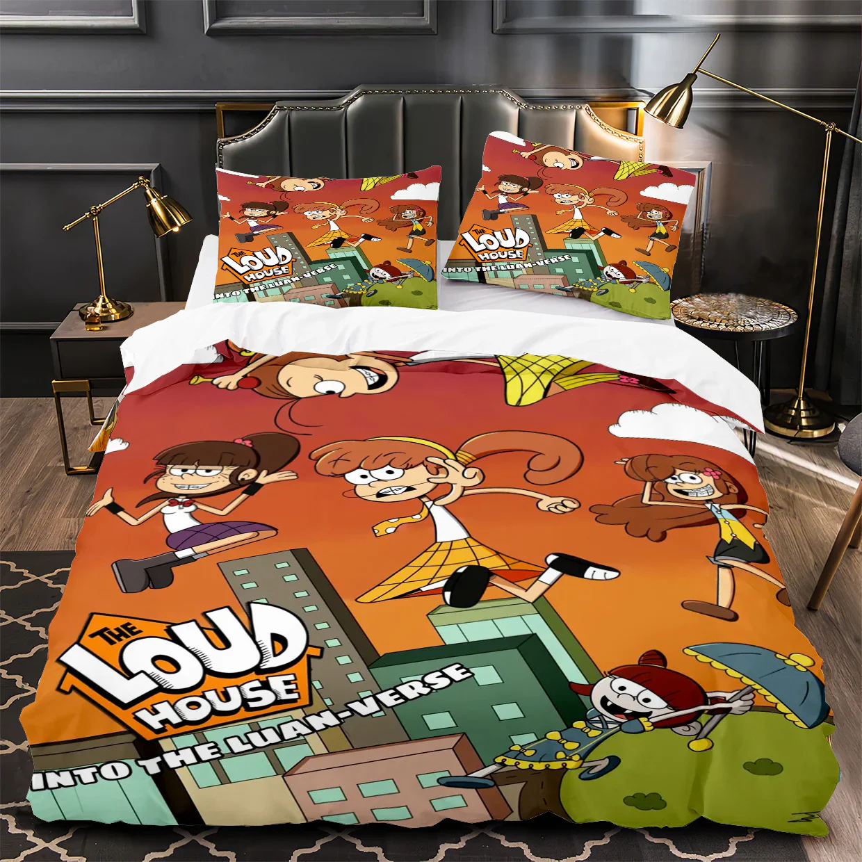 การ์ตูน Loud House 3D พิมพ์ผ้า - 3D Printing Examples บทวิจารณ์และราคา