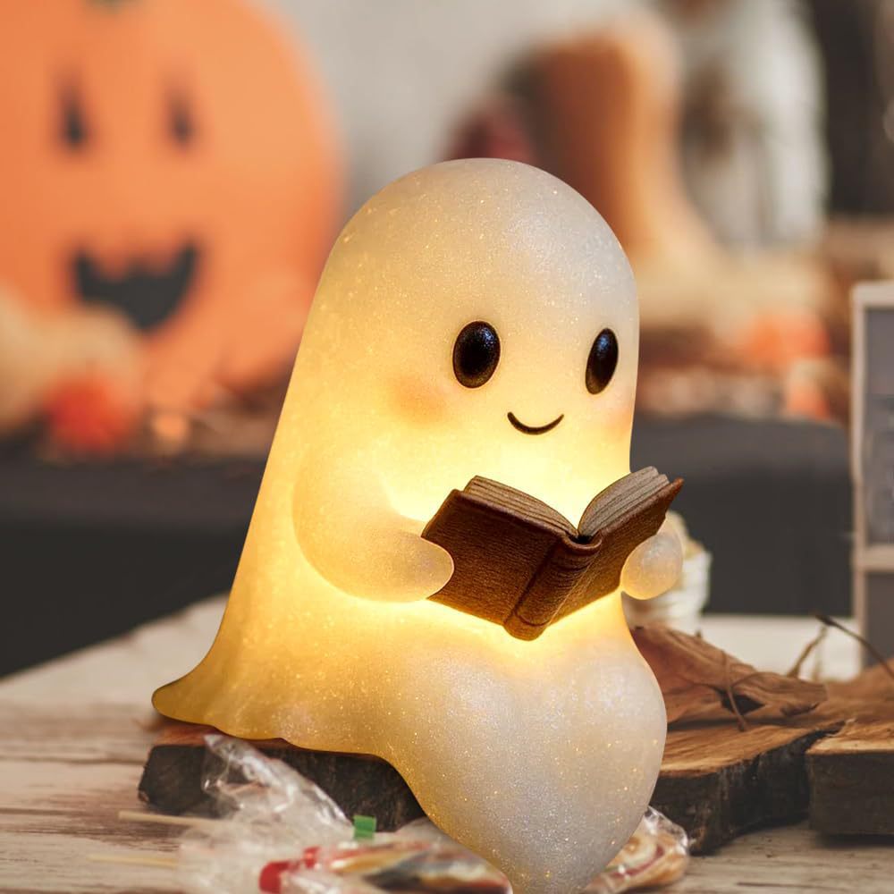 โคมไฟอ่านหนังสือรูปผีน่ารัก ไฟ - 3D Printing Lamp บทวิจารณ์และราคา