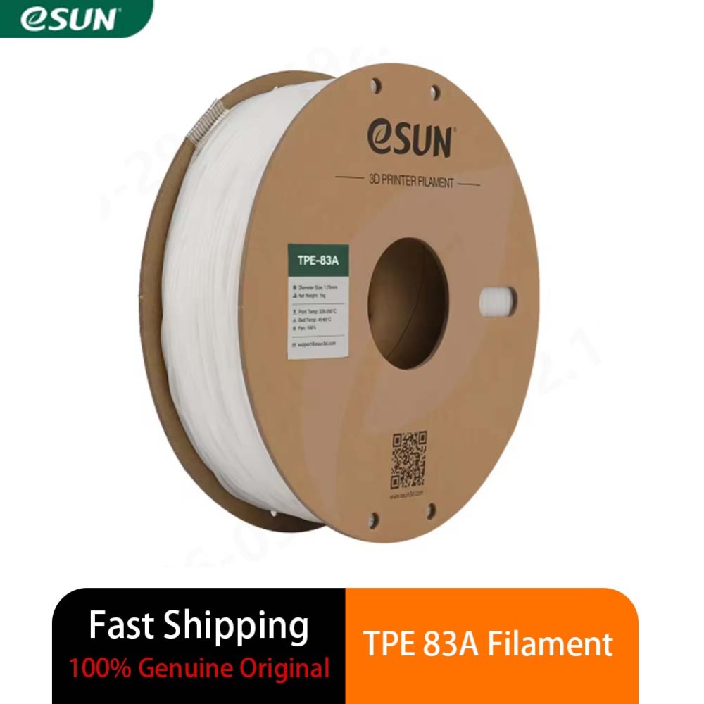 ESUN 83A เส้นใย TPE แบบยืดหยุ่ - 3D Printing Tpe บทวิจารณ์และราคา