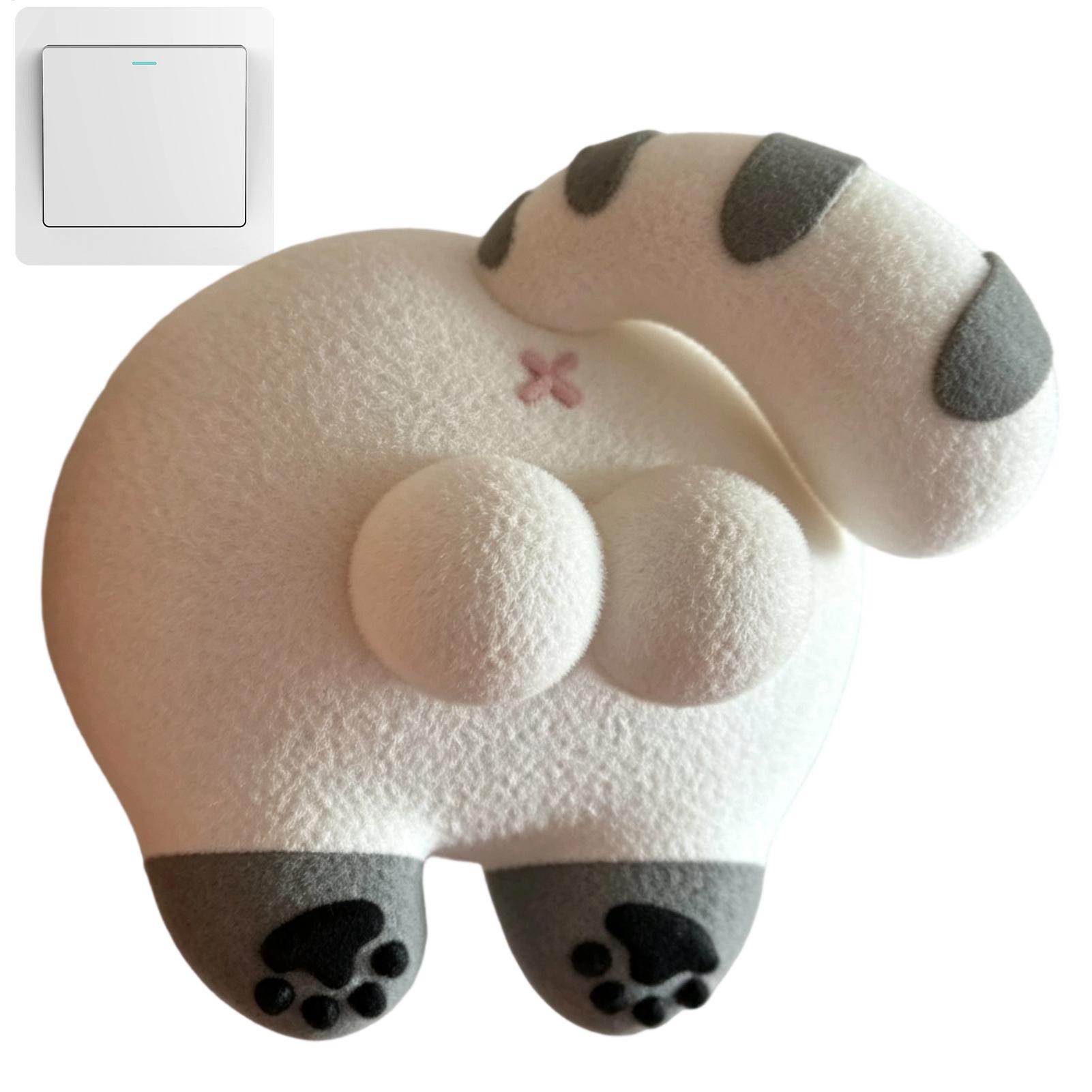 แผ่นตกแต่งผนังลายก้นแมวน่ารักแ - 3D Printing With Pp บทวิจารณ์และราคา