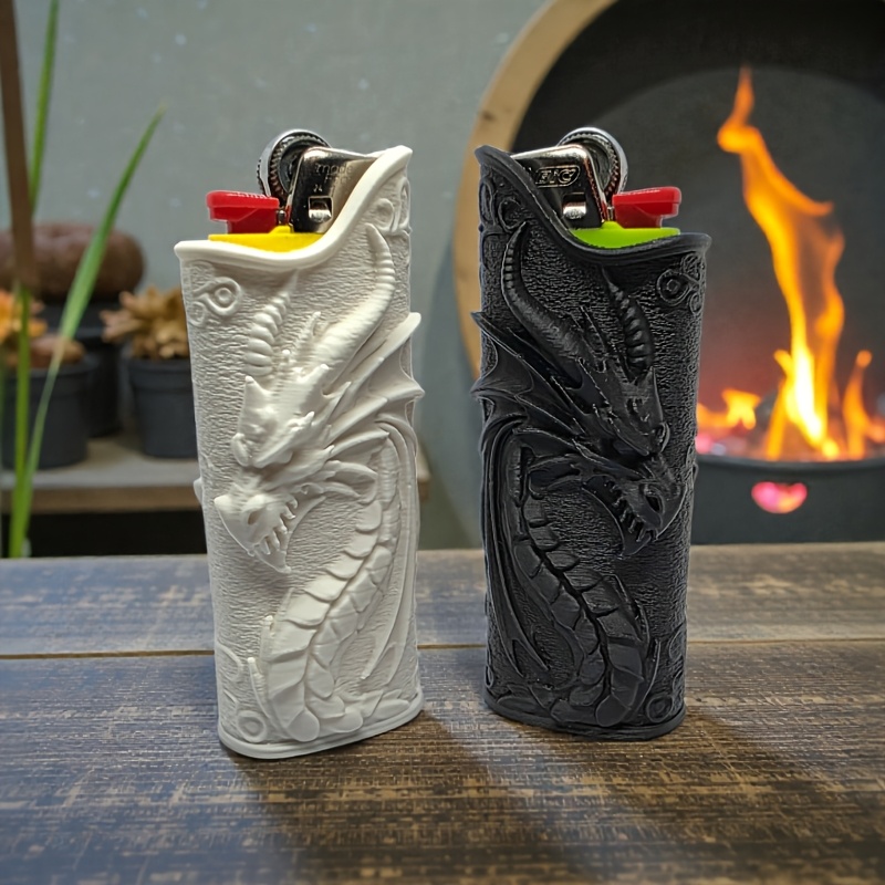เคสใส่ไฟแช็กแบบนูนลายมังกรสไตล - 3D Printing Examples บทวิจารณ์และราคา