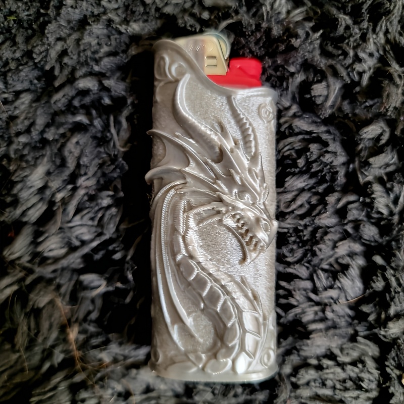 เคสใส่ไฟแช็กแบบนูนลายมังกรสไตล - 3D Printing Examples บทวิจารณ์และราคา