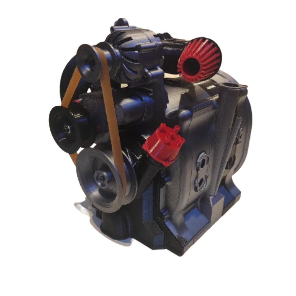 แบบจำลองเครื่องยนต์โรเตอร์คู่  - 3D Printing Operator บทวิจารณ์และราคา