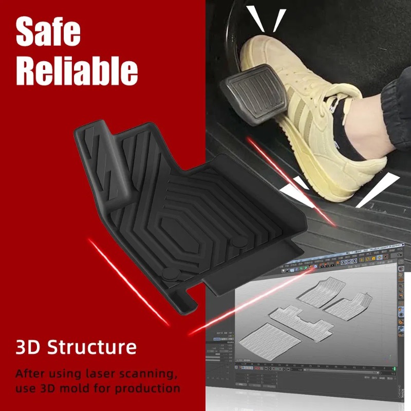แผ่นรองท้ายรถ 3 มิติ TPE กันน้ - 3D Printing Tpe บทวิจารณ์และราคา