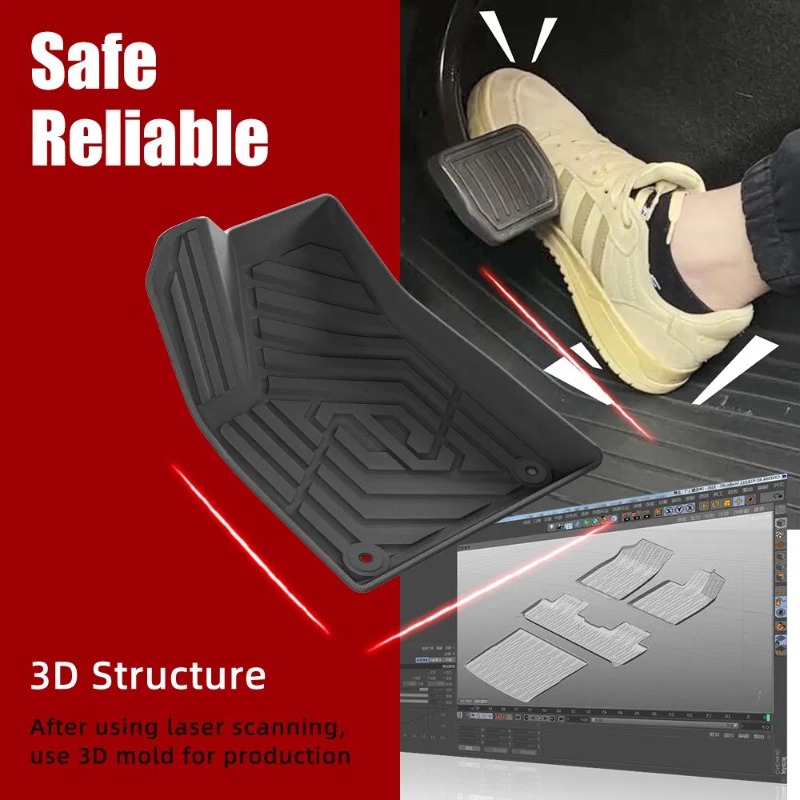 แผ่นรองท้ายรถกันน้ำกันลื่น 3 ม - 3D Printing Tpe บทวิจารณ์และราคา
