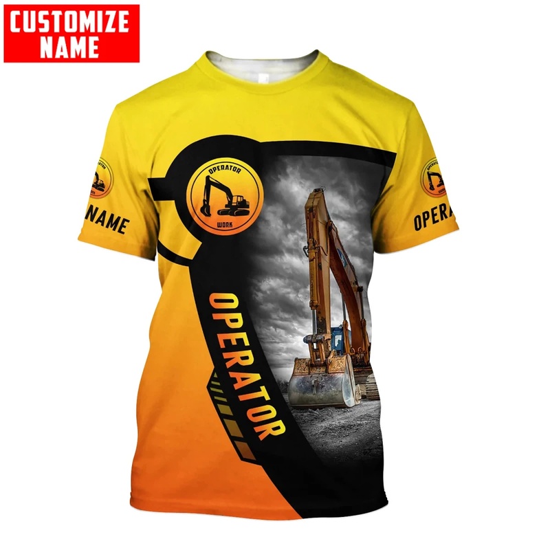เสื้อยืดผู้ชายลายพิมพ์ 3D แบบก - 3D Printing Operator บทวิจารณ์และราคา
