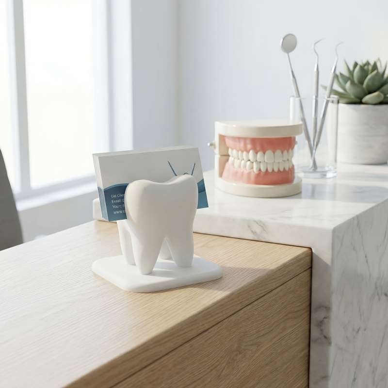 ที่ใส่นามบัตรรูปฟันพิมพ์ 3 มิต - 3D Printing Examples บทวิจารณ์และราคา