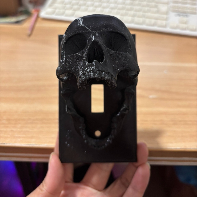 ฝาครอบสวิตช์ไฟรูปหัวกะโหลกพิมพ - 3D Printing Lamp บทวิจารณ์และราคา