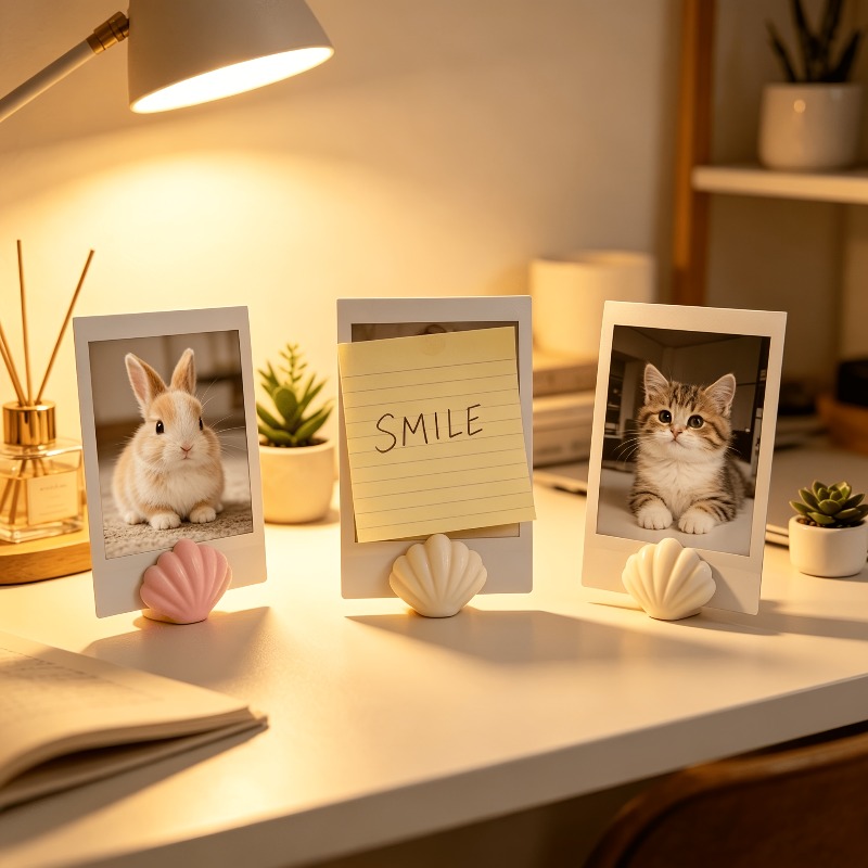 คลิปหนีบรูปภาพเปลือกหอย 4 ชิ้น - 3D Printing With Pp บทวิจารณ์และราคา