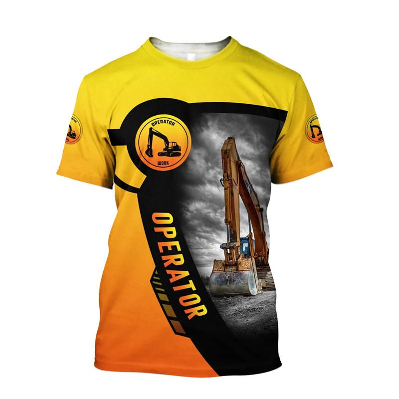 เสื้อยืดแฟชั่นผู้ชายลายเครื่อง - 3D Printing Operator บทวิจารณ์และราคา