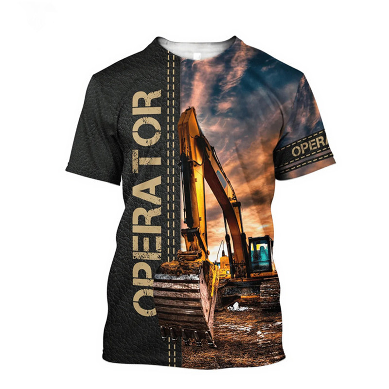 เสื้อยืดแฟชั่นผู้ชายลายเครื่อง - 3D Printing Operator บทวิจารณ์และราคา