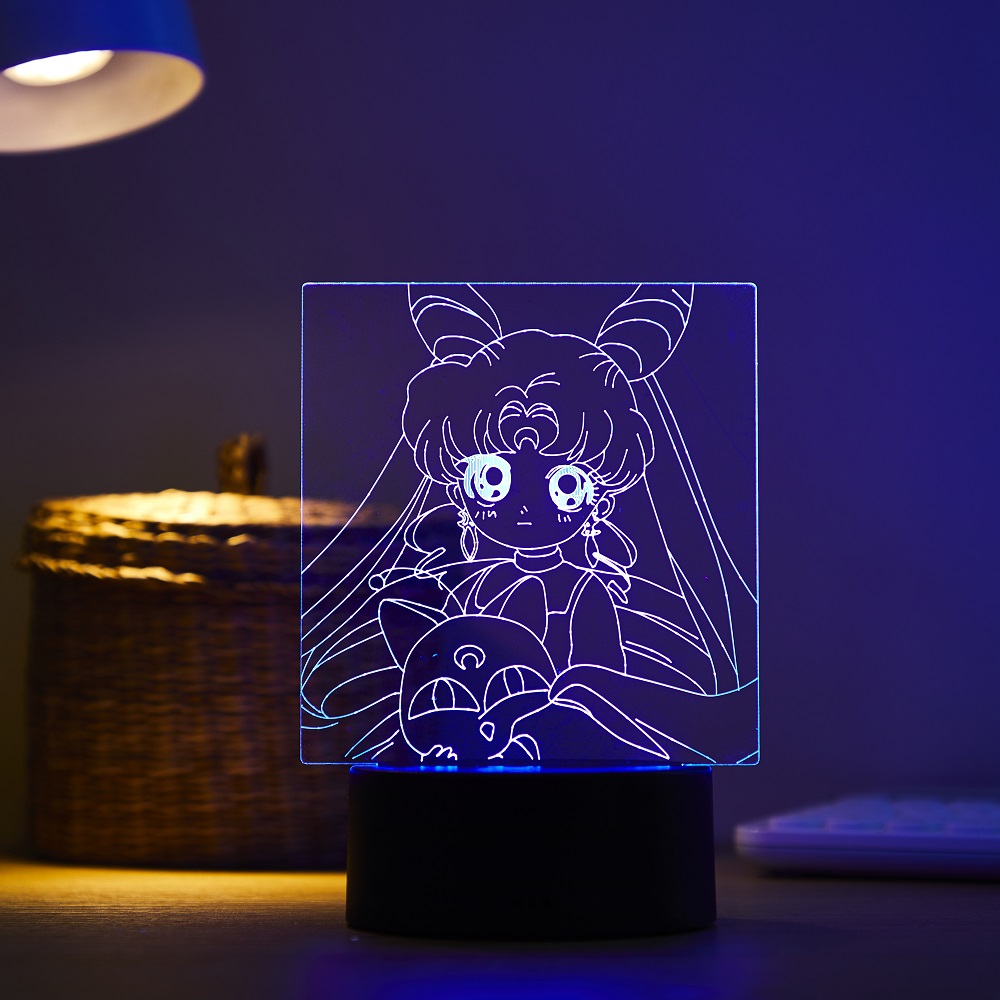 โคมไฟ LED 3D ลายตัวการ์ตูน ซึก - 3D Printing Lamp บทวิจารณ์และราคา